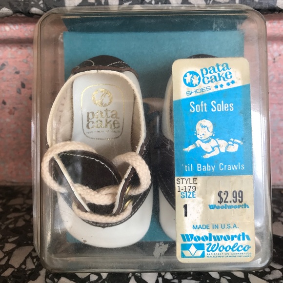 Vintage 1960's Baby Soft Soles Shoes - Picture 5 of 7